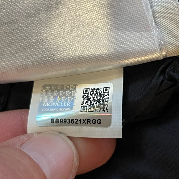 Moncler Flamme Giubbotto Black Jacket SZ 3 parka puffer down coat woman’s - Picture 16 of 16